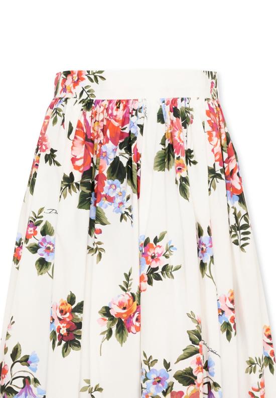 26SS [키즈] 돌체앤가바나 스커트 L55I53 HS5UU HA5ZO WHITE - DOLCE & GABBANA