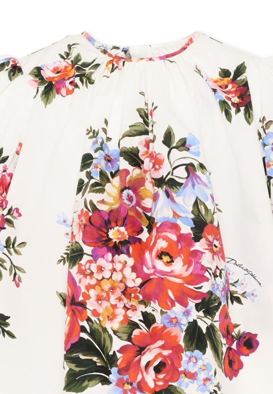 26SS [키즈] 돌체앤가바나 원피스 L54DQ3 HS5UU HA5ZO WHITE - DOLCE & GABBANA