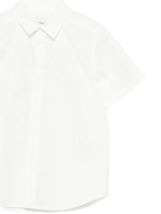 26SS [키즈] 펜디 셔츠 JMC207 AEXZ F0TU9 GESSO - FENDI