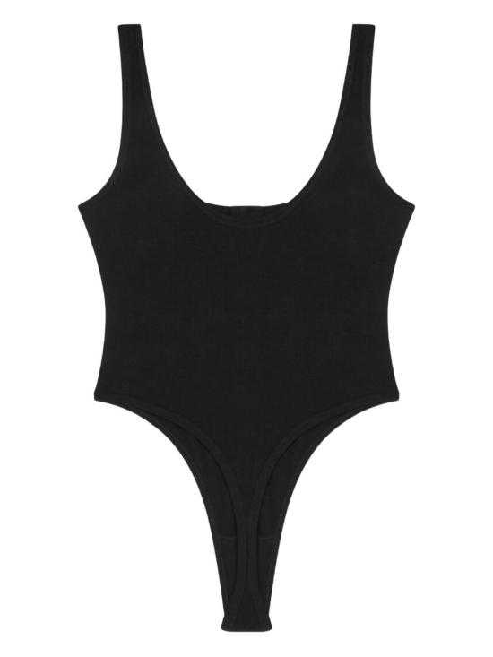 26SS 베르사체 바디수트 티셔츠 1019688 1A095511B000 Black - VERSACE