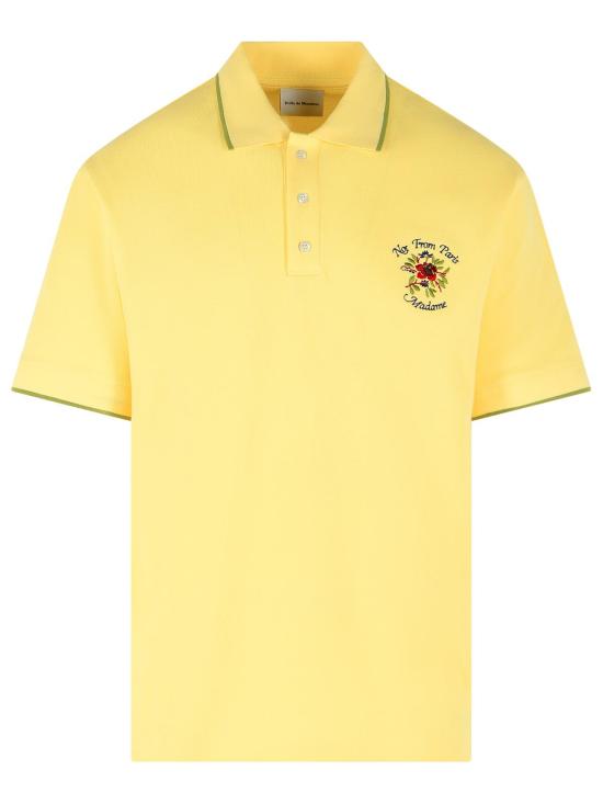 26SS 드롤드무슈 폴로 티셔츠 J PL161 CO264LYL Yellow