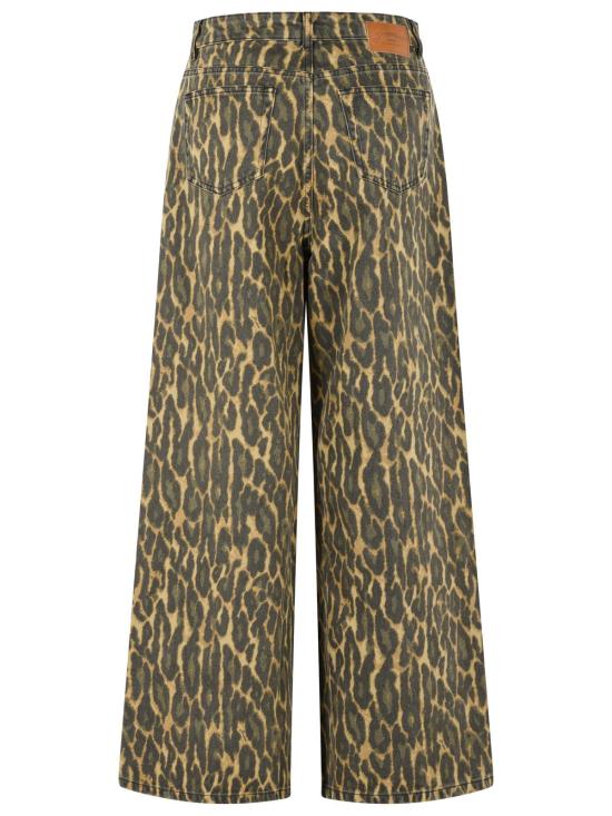 26SS 가니 레오파드 배기진 A1100033894 Brown - GANNI