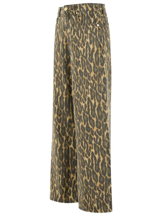 26SS 가니 레오파드 배기진 A1100033894 Brown - GANNI