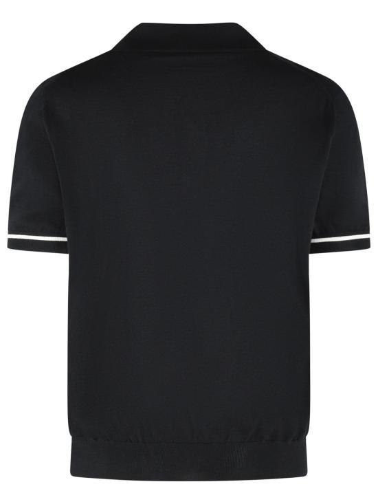 26SS 톰포드 폴로 티셔츠 KPS032 YMK112NAA Black - TOMFORD