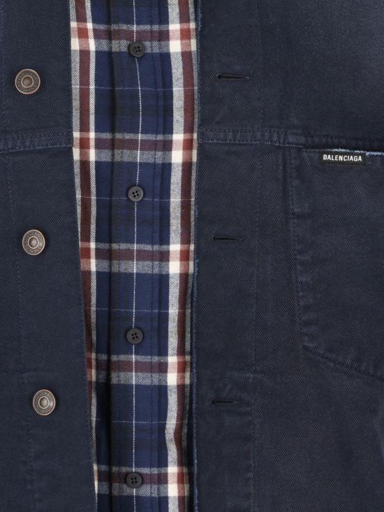 26SS 발렌시아가 수트 자켓 857174 TTW648074 Blue - BALENCIAGA