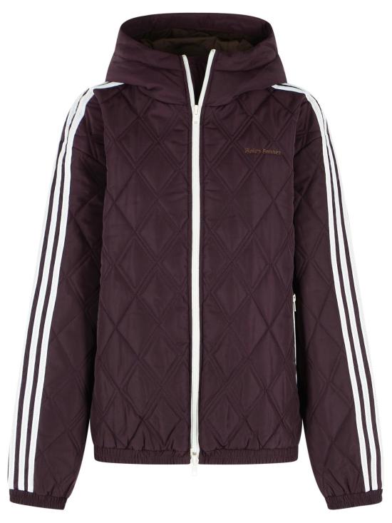 25FW 아디다스 X 웨일즈 보너 퀼티드 자켓 KE9956SHADOW MAROON Bordeaux
