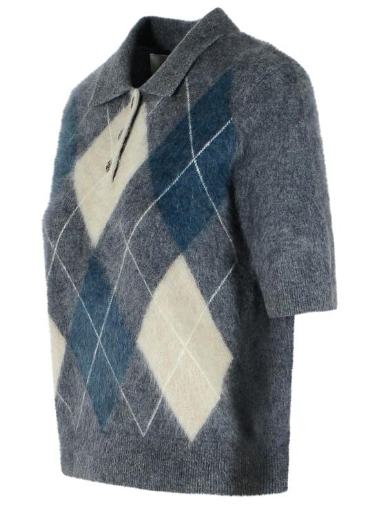 26SS 리사 양 스웨터 2026036GRAPHITE NIGHT FALL SAND CREAM Grey - LISA YANG