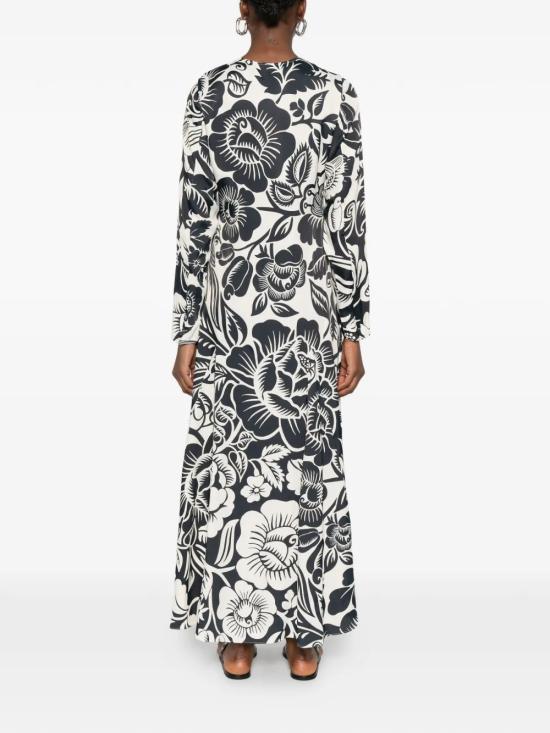 26SS 팜 리오 롱 원피스 34441226023 White Black - FARM RIO