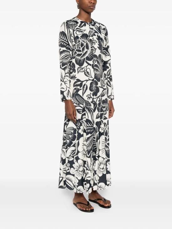 26SS 팜 리오 롱 원피스 34441226023 White Black - FARM RIO