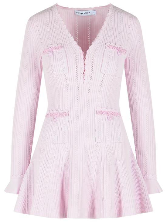 26SS 셀프 포트레이트 숏 원피스 RS26 163S PPINK Pink