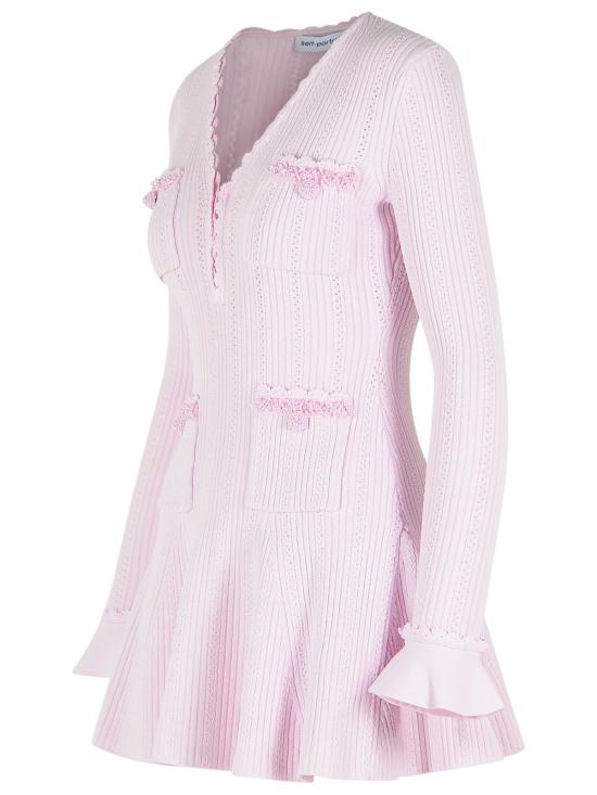 26SS 셀프 포트레이트 숏 원피스 RS26 163S PPINK Pink - SELF PORTRAIT