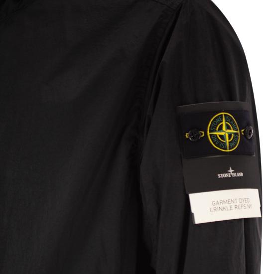  스톤 아일랜드 크링클 랩스 NY 윈드 레지스턴스 안티 드롭 후드 자켓 L1S154100001 BLACK - STONE ISLAND