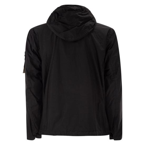  스톤 아일랜드 크링클 랩스 NY 윈드 레지스턴스 안티 드롭 후드 자켓 L1S154100001 BLACK - STONE ISLAND