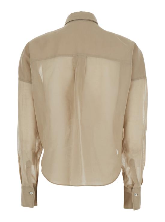 26SS 브루넬로 쿠치넬리 블라우스 M0F91MX616C8690 Beige - BRUNELLO CUCINELLI