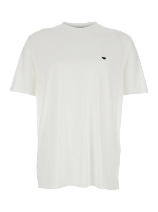 26SS 엠포리오 아르마니 반팔 티셔츠 EM004592AF13747U0003 White