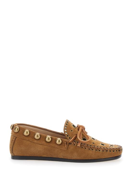 26SS 이자벨마랑 FITZA 핏자 스웨이드 로퍼 MC0019FDD1A21S50CO Brown