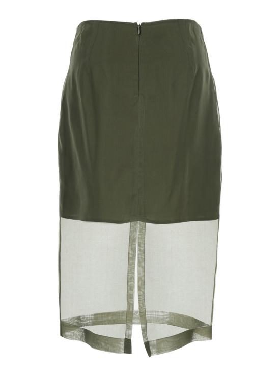 26SS 페데리카 토시 미디 스커트 4070440988 Green - FEDERICA TOSI