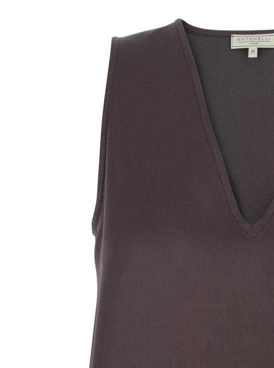 26SS 안토넬리 피렌체 민소매 티셔츠 N5913Q355C576 Violet - ANTONELLI FIRENZE