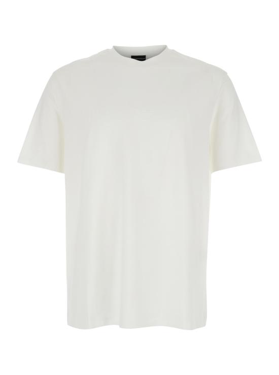 26SS 엠포리오 아르마니 반팔 티셔츠 EM004593AF10762F0201 White