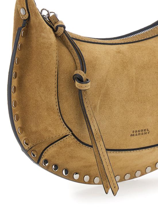 26SS 이자벨마랑 오스칸 문 스웨이드 카프스킨 레더 숄더백 PP0003FAA3C32M50TA Beige - ISABEL MARANT