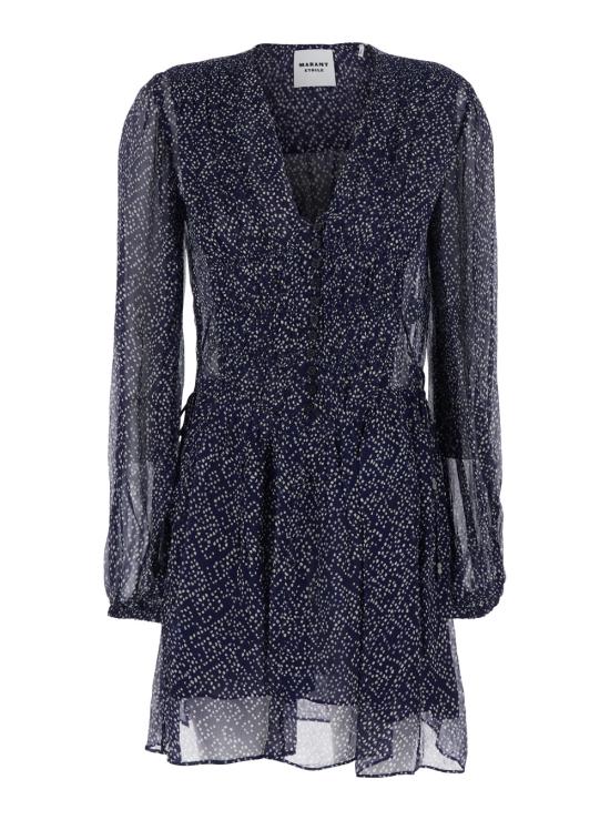 26SS 이자벨마랑에뚜왈 미디 원피스 RO0969FAD1J08E30MI Blu