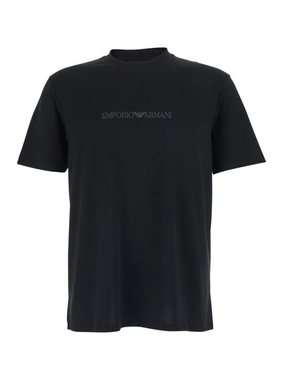 26SS 엠포리오 아르마니 반팔 티셔츠 EM004583AF13669MC540 Black