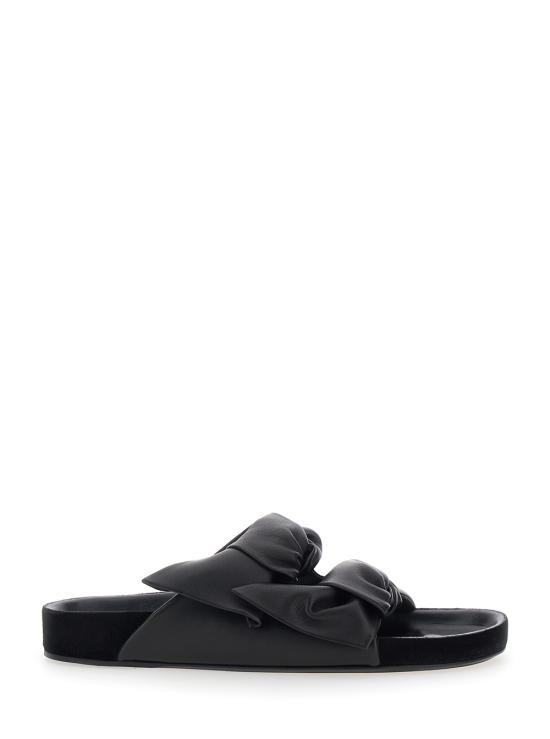 26SS 이자벨마랑 LENNYO 레니요 보우 샌들 SD0277FAD1B06S01BK Black