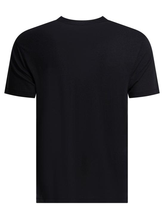26SS 톰포드 반팔 티셔츠 라이오셀 소재의 라운드넥 티셔츠 (블랙) - TOMFORD