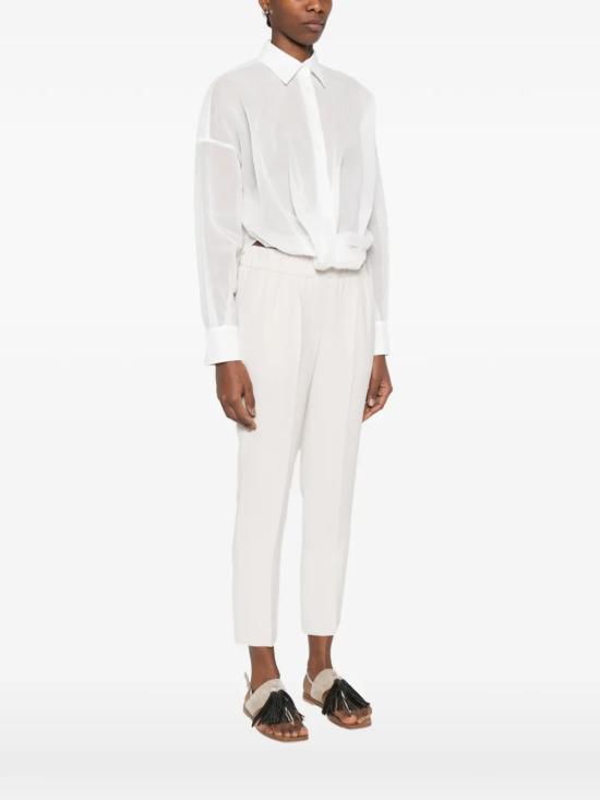 26SS 브루넬로 쿠치넬리 셔츠 M0F91MX616C100 White - BRUNELLO CUCINELLI