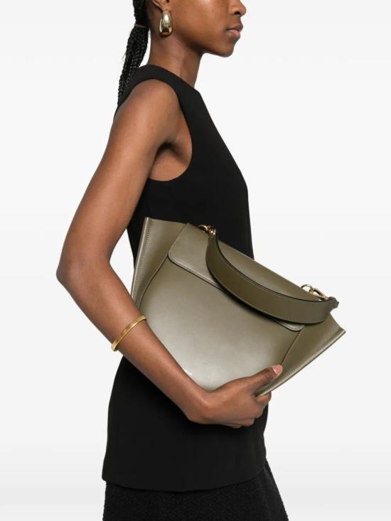 26SS 반들러 숄더백 HORTENSIAMEDIUMDEEPOLIVE Green - WANDLER