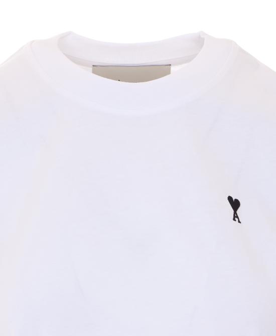 26SS 아미 알렉산드르 마티우시 반팔 티셔츠 FTS347 724100 White - AMI ALEXANDRE MATIUSSI