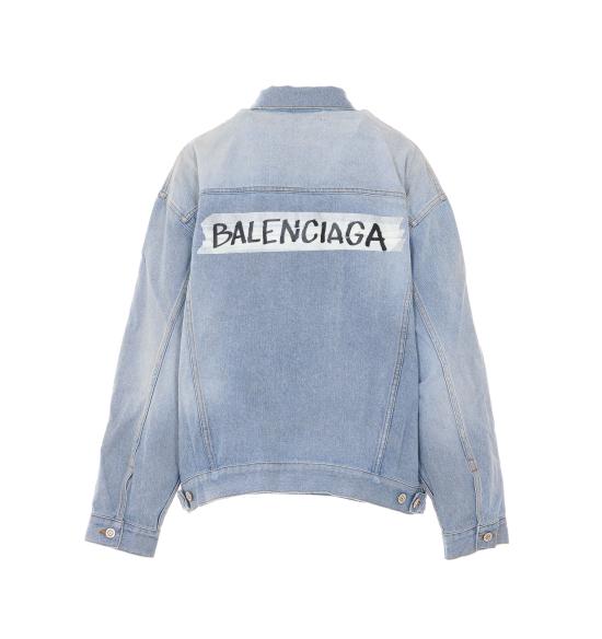 26SS 발렌시아가 레귤러 핏 데님 재킷 861410 TTWB14009 Blue - BALENCIAGA