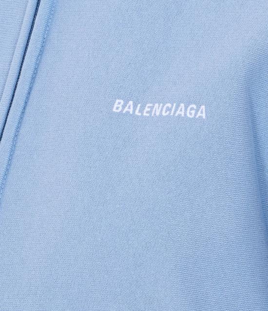 26SS 발렌시아가 백 집업 후드 851236 TTVJ24773 Blue - BALENCIAGA