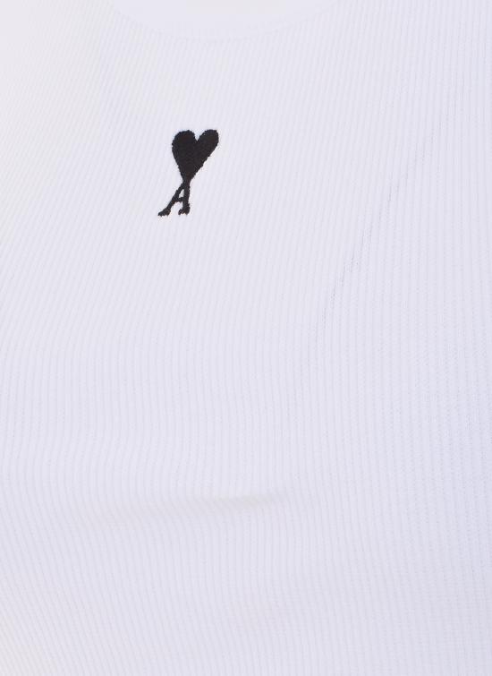 26SS 아미 알렉산드르 마티우시 긴팔 티셔츠 FTP811 JE0117100 White - AMI ALEXANDRE MATIUSSI