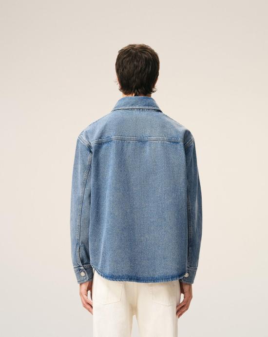 26SS 아미 ADC 코튼 니트 오버셔츠 UJK897DE0046 480 - AMI