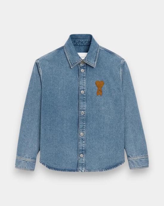 26SS 아미 데님 셔츠 UJK897DE0046 480 Bleu used