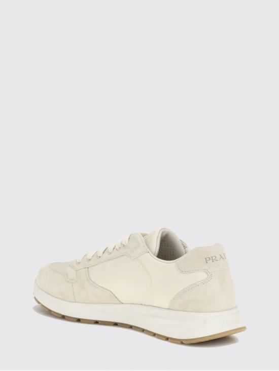 26SS 프라다 프랙스 2.0 리나일론 및 스웨이드 스니커즈 2EE436FG000ZJM F0304 Ivory - PRADA