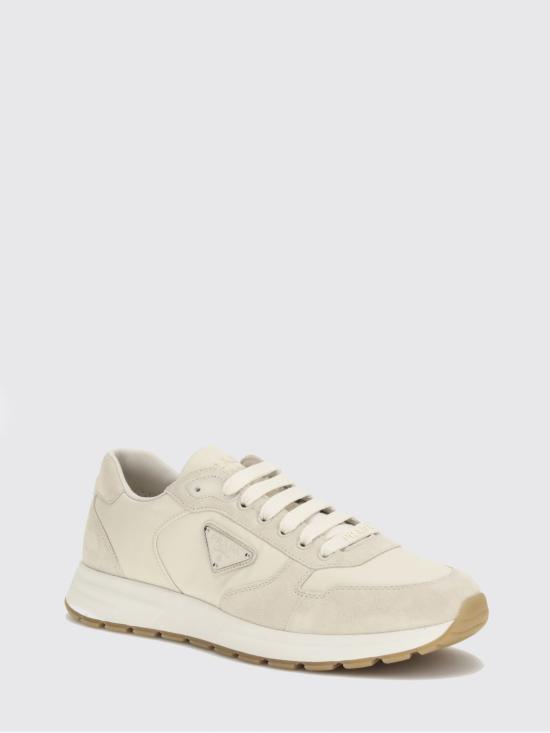 26SS 프라다 프랙스 2.0 리나일론 및 스웨이드 스니커즈 2EE436FG000ZJM F0304 Ivory - PRADA