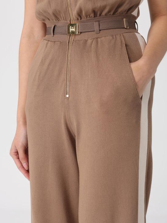 26SS 엘리자베타프랜치 민소매 티셔츠 KT68S61E2 727 Brown - ELISABETTA FRANCHI