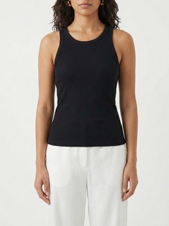 26SS 빈스 반팔 티셔츠 V018884418 403CBL Blue