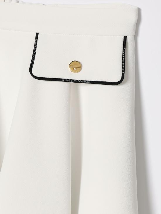 26SS [키즈] 엘리자베타프랜치 스커트 EFGO211GA022 0100 Ivory - ELISABETTA FRANCHI
