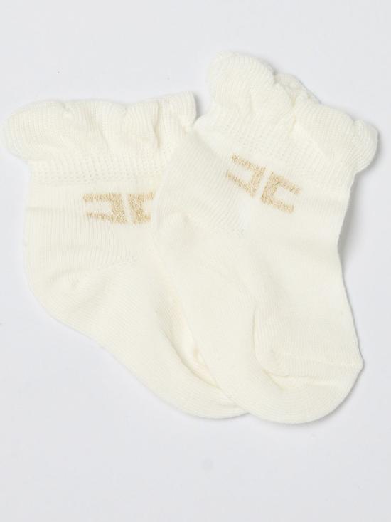 26SS [키즈] 엘리자베타프랜치 발목 양말 ENCZ003TV061 0004 Ivory - ELISABETTA FRANCHI