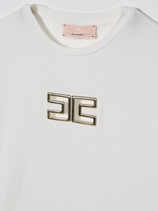 26SS [키즈] 엘리자베타프랜치 티셔츠 EFTS261JE006 0115 Ivory - ELISABETTA FRANCHI