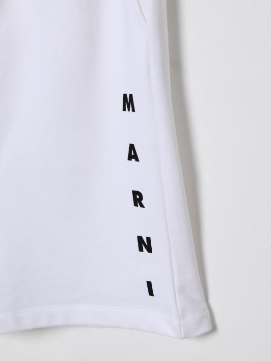 26SS [키즈] 마르니 쇼츠/버뮤다 M01823M00V0 0M100 White - MARNI
