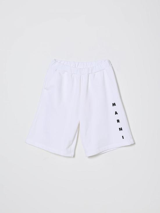 26SS [키즈] 마르니 쇼츠/버뮤다 M01823M00V0 0M100 White