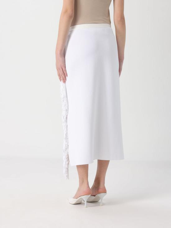 26SS 리비아나 콘티 롱 스커트 F6SA45 A01 0 White - LIVIANA CONTI