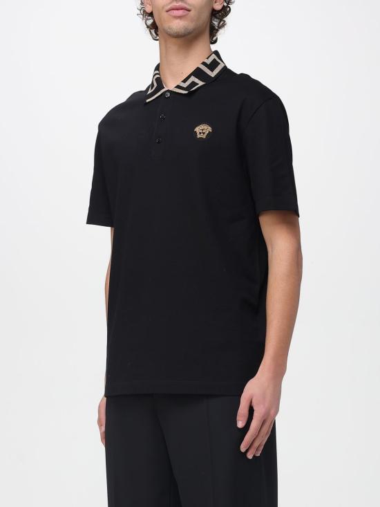 26SS 베르사체 폴로 티셔츠 A874021A06199 1B000 Black - VERSACE