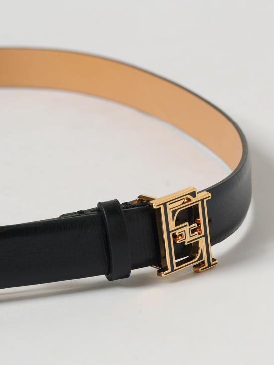 26SS 엘리자베타프랜치 레귤러 벨트 CT92S61E2 110 Black - ELISABETTA FRANCHI