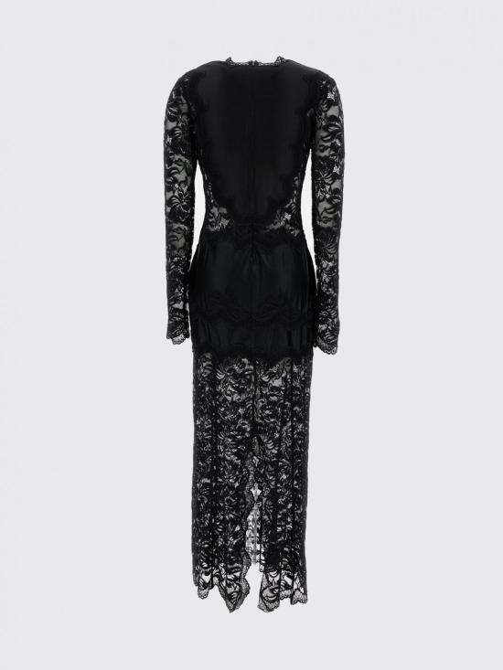 26SS 파코라반 롱 원피스 26PJRO231PA0170 P001 Black - PACO RABANNE