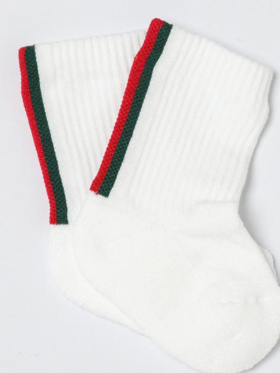 26SS [키즈] 구찌 발목 양말 8113553KABR 9066 White - GUCCI